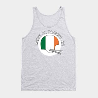 St. Patrick's Day Irish Flag Helmet Tank Top